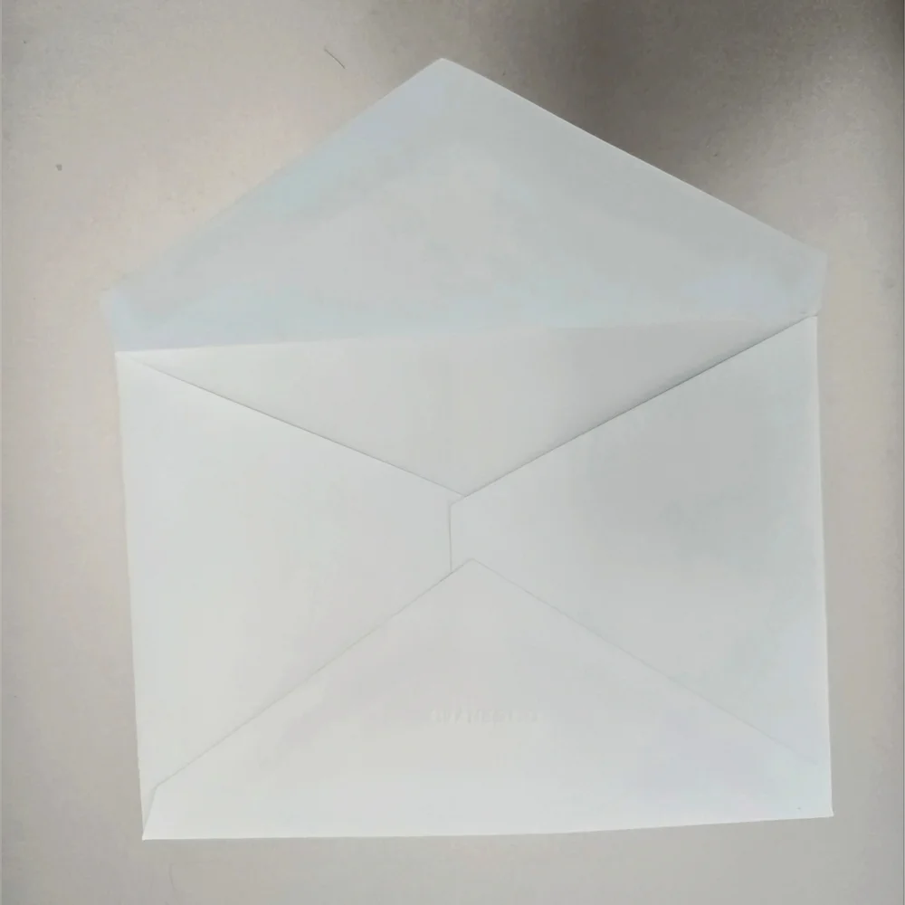 CRANE & CO, INC ENVELOPES - (19) 4 x 5 9/16 Beach Glass Kid Finish Paper